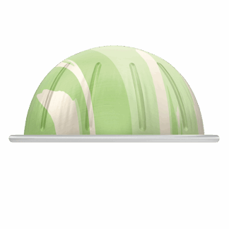 Pistachio Vanilla Flavour Over Ice